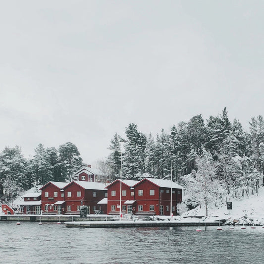 The city slows down when winter arrives.